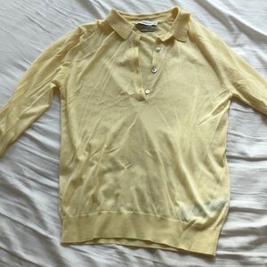 Zara wool collared knit shirt